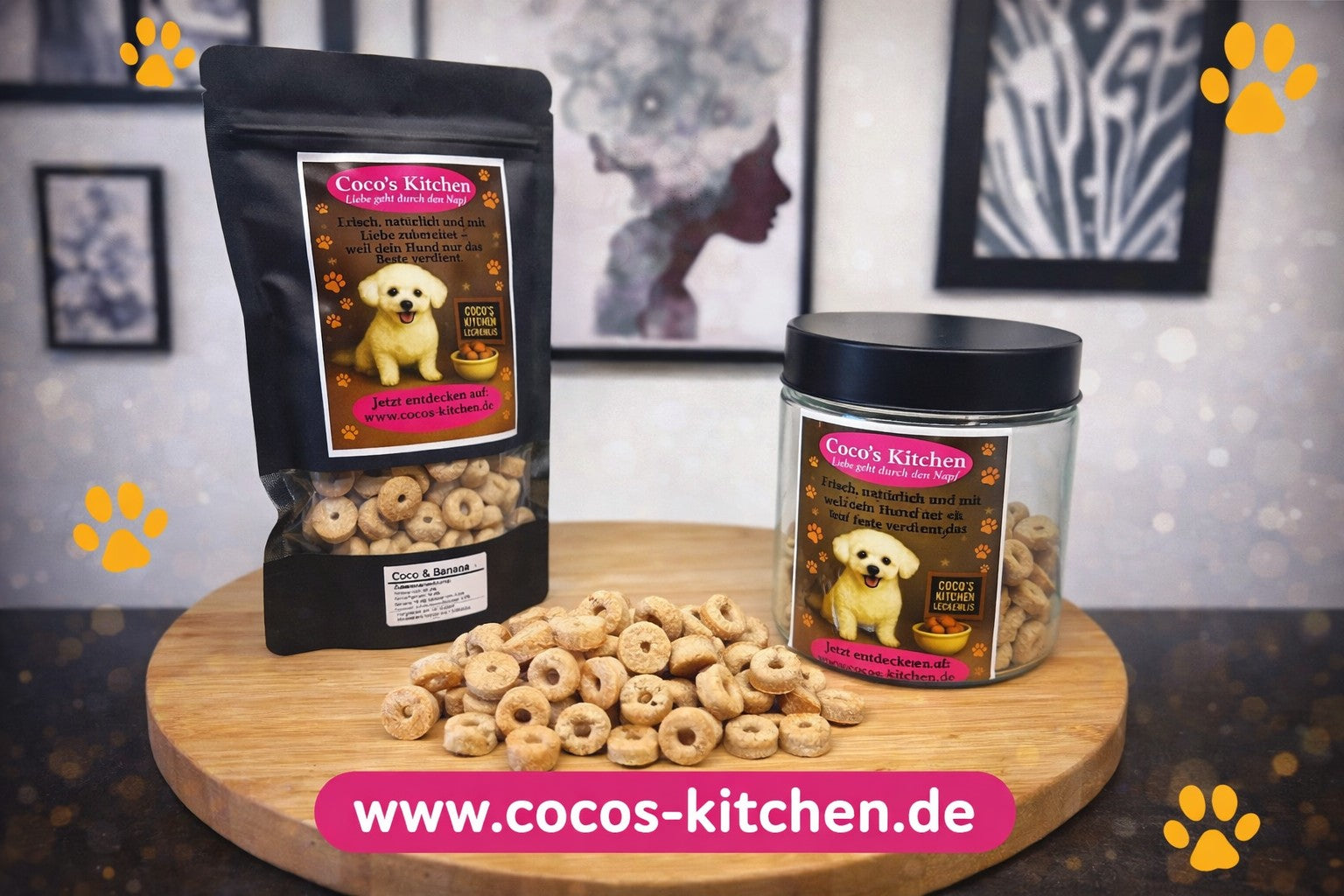 🐾🍌🐾 Coco & Banana  100g 🐾🍌🐾