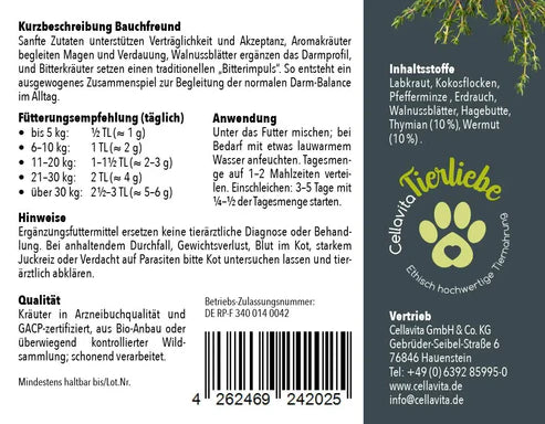 Bauchfreund Wermut, Thymian & Co, 100g