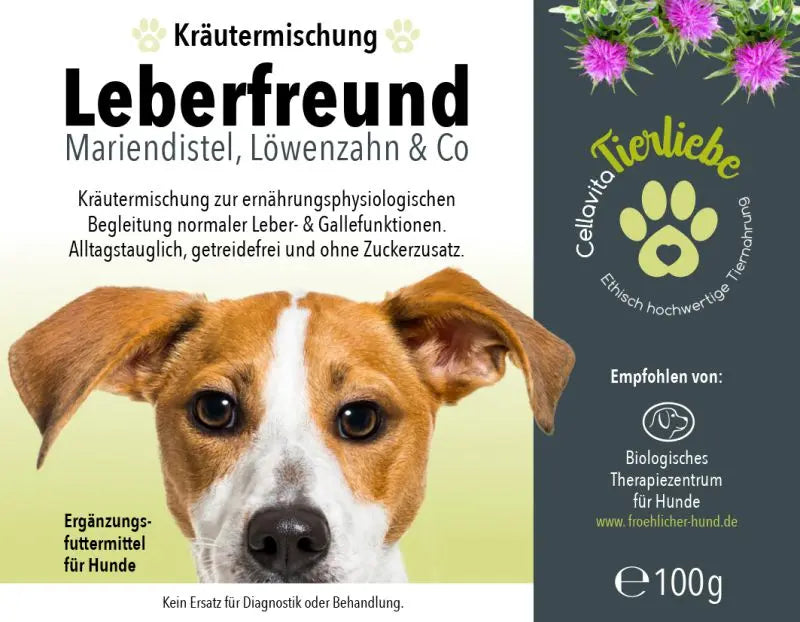 Leberfreund für Hunde Mariendistel, Löwenzahn & Co, 100g