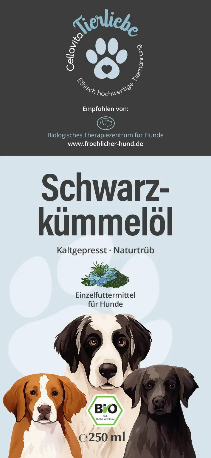 Bio-Schwarzkümmelöl Tier, 250ml